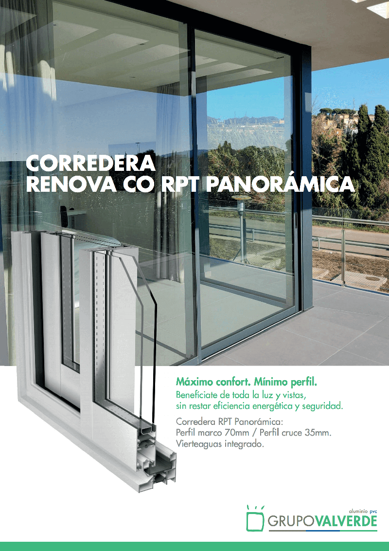 Catálogo ventana corredera Renova CO RPT panorámica